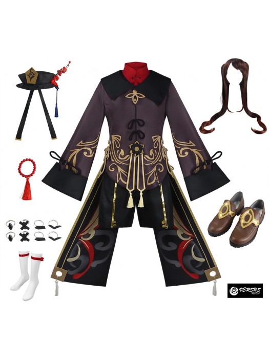 Simil Hu Tangzhu Vestito Gensh walnut Cosplay Impact Anime Costume GENIMP07